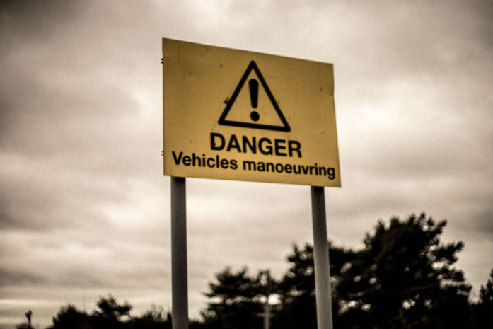 Under 17 Car Club Bovington Tank Danger Sign
